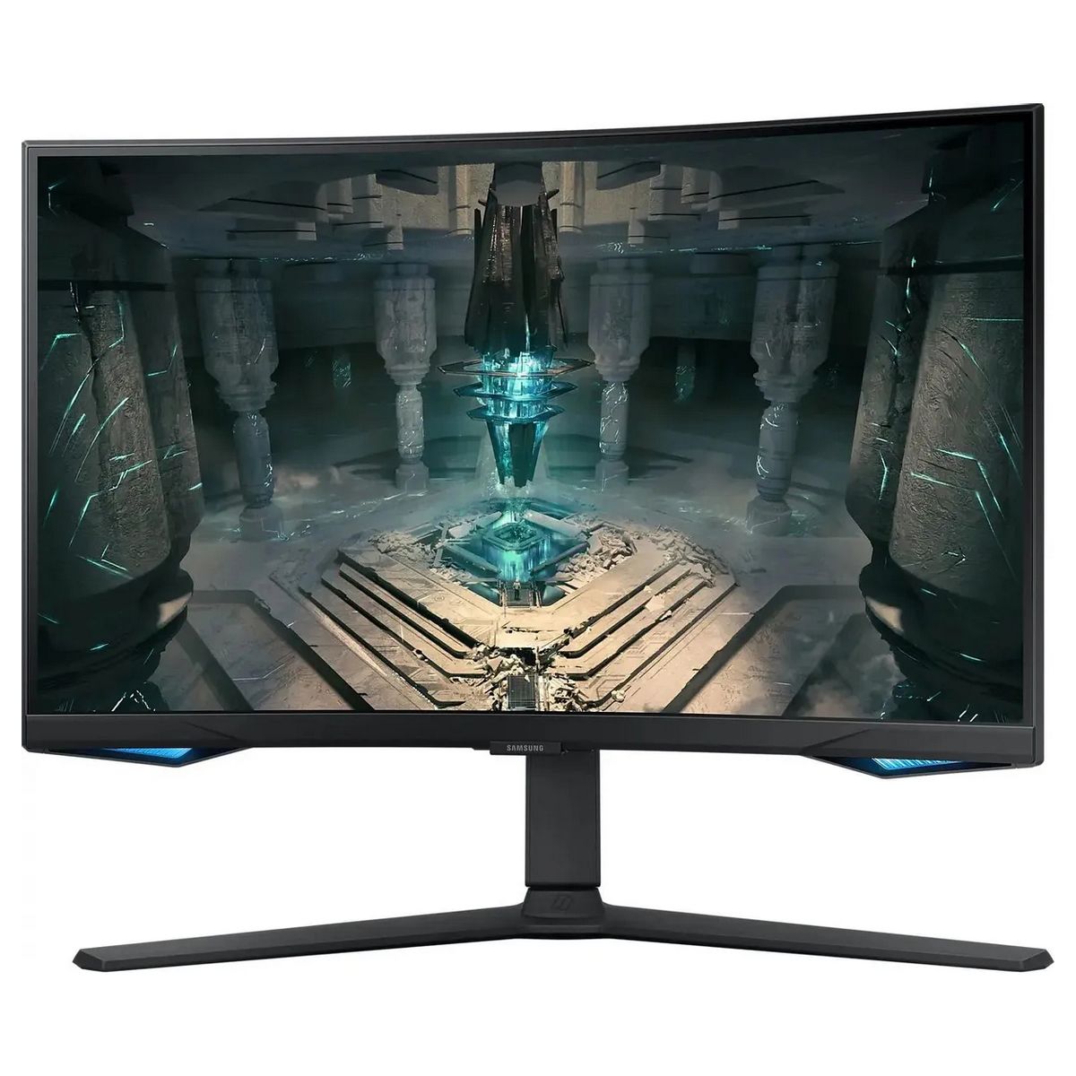 Монитор 27" SAMSUNG S27BG650EI Odyssey G6 Black (VA, 2560x1440, HDMI+HDMI+DP, USB Hub, LAN, Wi-Fi, BT, 1 ms, 178°/178°, 350 cd/m, 2500:1, 240Hz, Pivot, Spk)