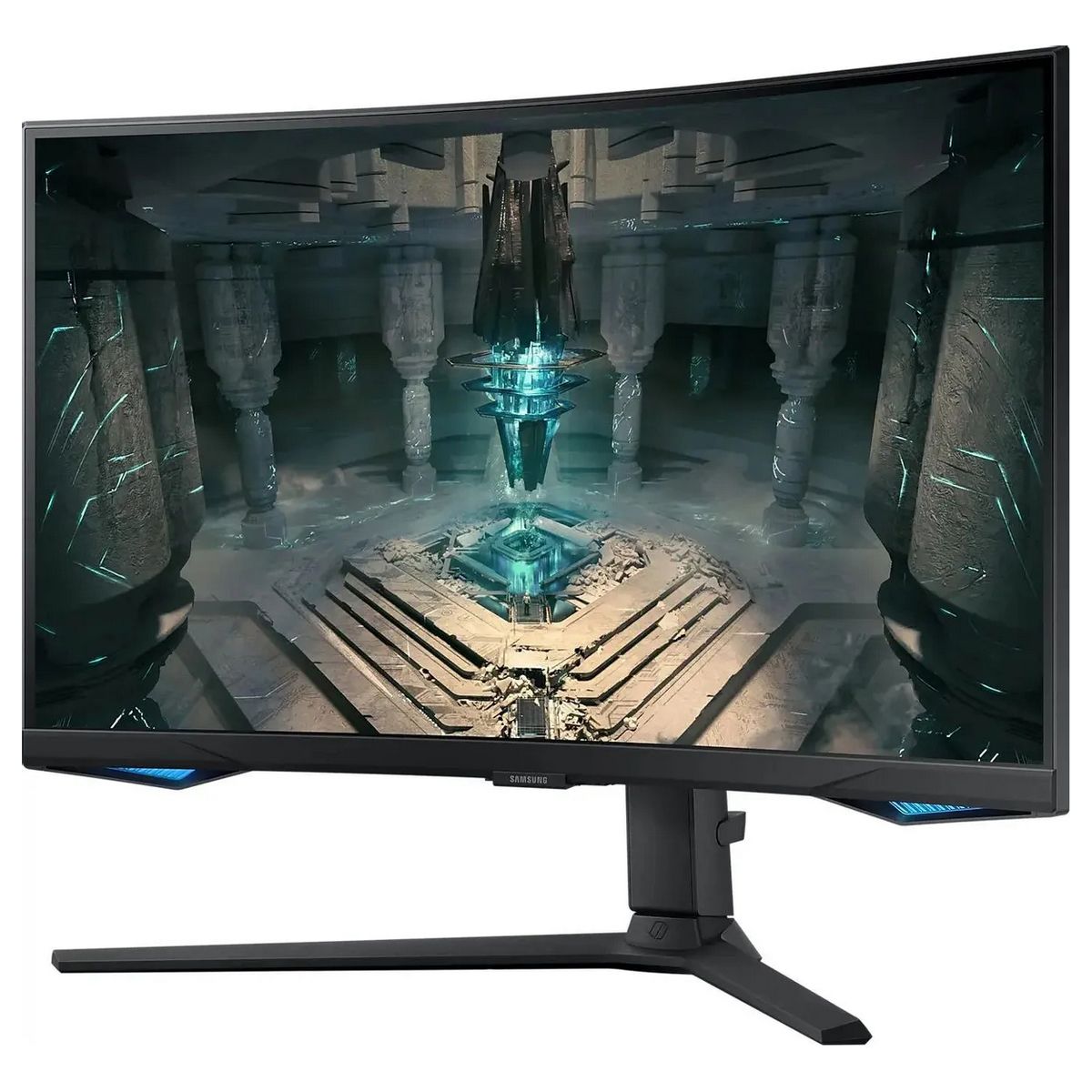 Монитор 27" SAMSUNG S27BG650EI Odyssey G6 Black (VA, 2560x1440, HDMI+HDMI+DP, USB Hub, LAN, Wi-Fi, BT, 1 ms, 178°/178°, 350 cd/m, 2500:1, 240Hz, Pivot, Spk)