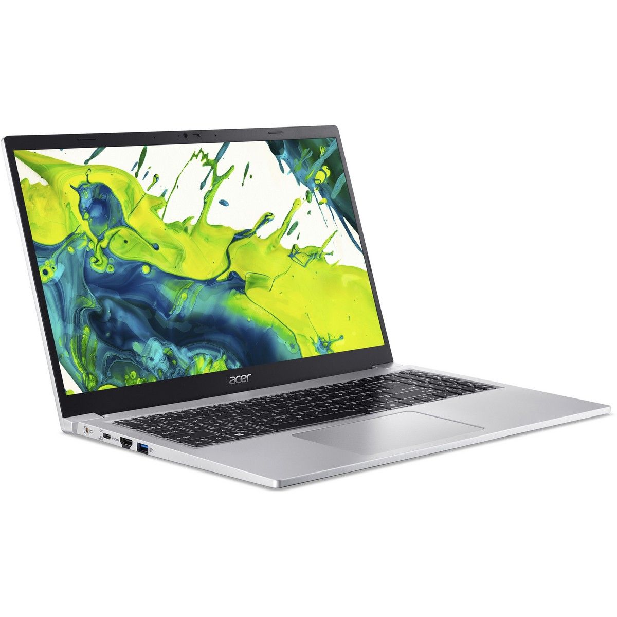 Ноутбук Acer Aspire Lite AL15-33P-C0P8 Intel Processor N150/8Gb/SSD512Gb/15.6"/IPS/FHD/1920x1080/60Hz/NoOS/Silver (NX.D2MCD.002)