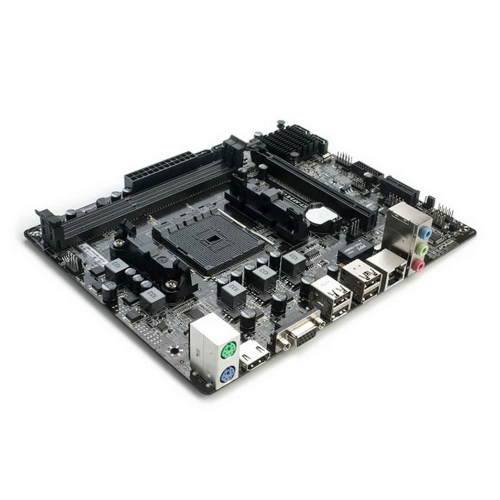 Материнская плата Colorful OEM C.A68M-E V15, Socket FM2, AMD A68H, 2xDDR3-1600, D-SUB+HDMI, 1xPCI-Ex16, 1xPCI-Ex1, 4xSATA3, 6Ch Audio, GLan, (4+2)xUSB2.0, (0+2)xUSB3.0, 2xPS/2, mATX, RTL {} oem