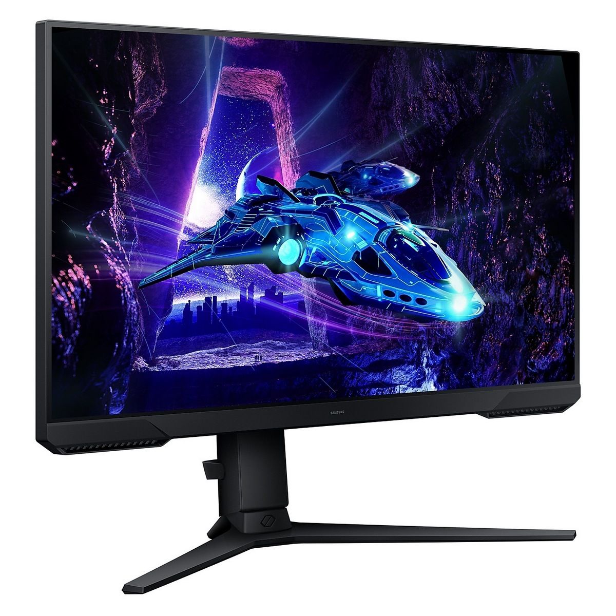Монитор 24" SAMSUNG S24DG300EI Odyssey G3 Black (VA, 1920x1080, HDMI+DP, 1 ms, 178°/178°, 250 cd/m, 3000:1, 180Hz, Pivot)