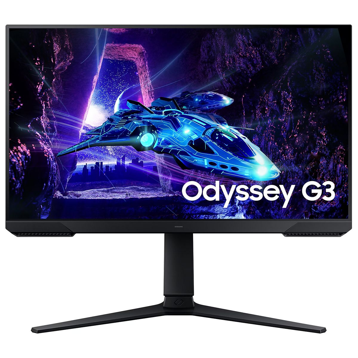Монитор 24" SAMSUNG S24DG300EI Odyssey G3 Black (VA, 1920x1080, HDMI+DP, 1 ms, 178°/178°, 250 cd/m, 3000:1, 180Hz, Pivot)