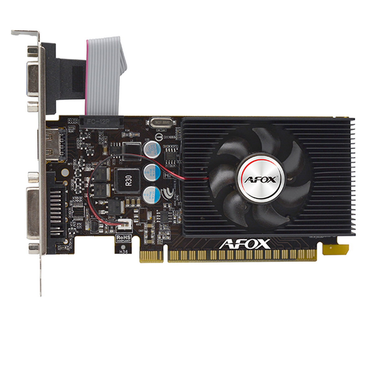 Видеокарта Afox GT730 1GB DDR3 64bit VGA DVI HDMI 1FAN RTL