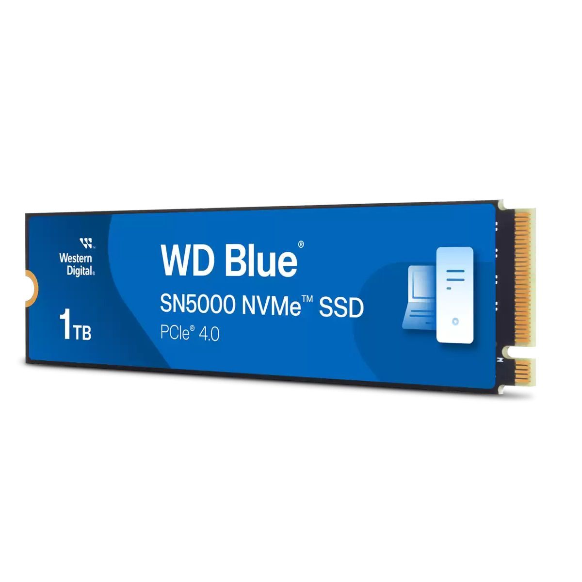 Твердотельный накопитель SSD Western Digital M.2 2280 1TB WD Blue SN5000 WDS100T4B0Е PCI-E 4.0 x4