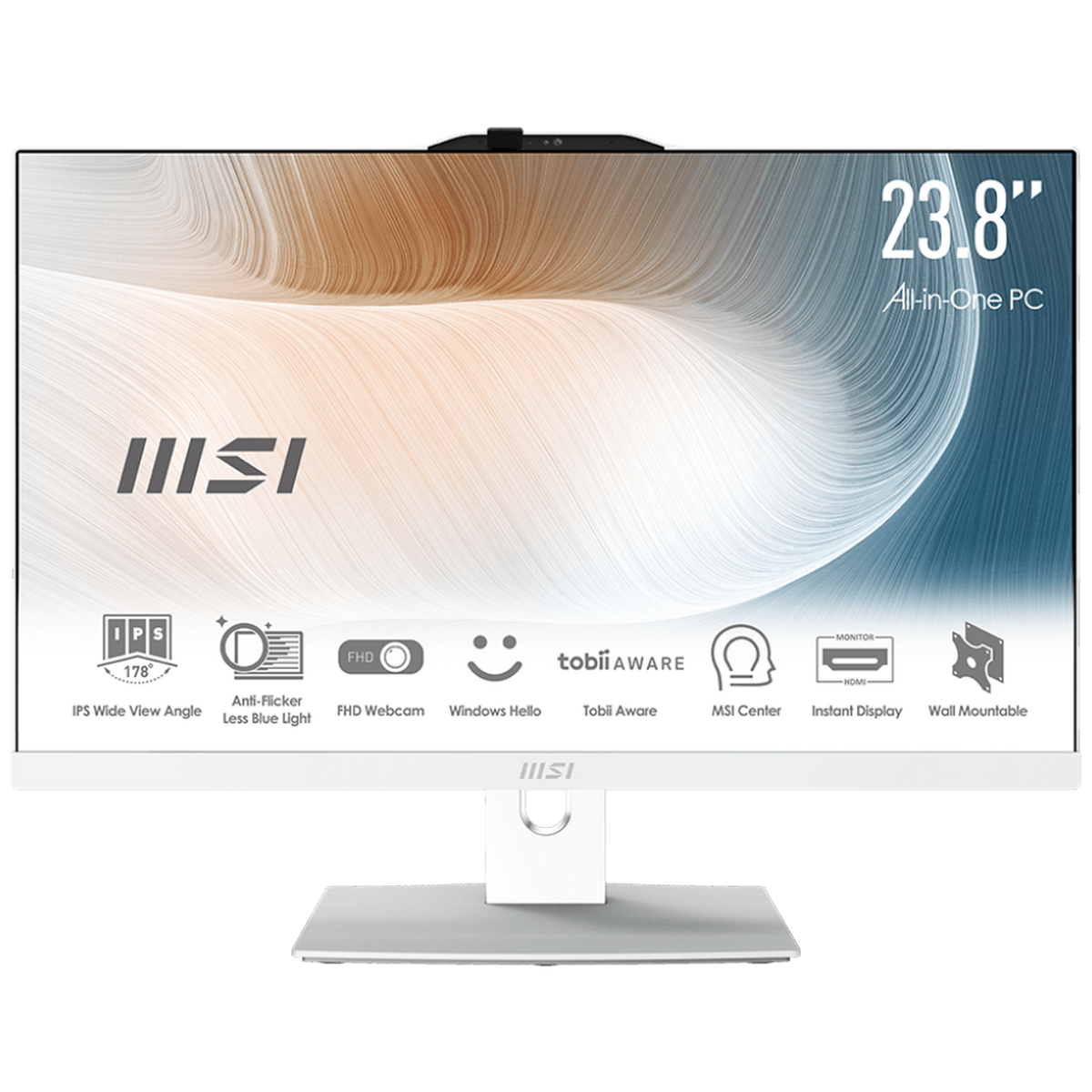 Моноблок MSI Modern AM242P
12M-1046XRU Intel Core i5-1235U/16Gb/SSD512Gb/23.8"/IPS/FHD/60Hz/KB/M/NoOS/White (9S6-AE0712-1046)