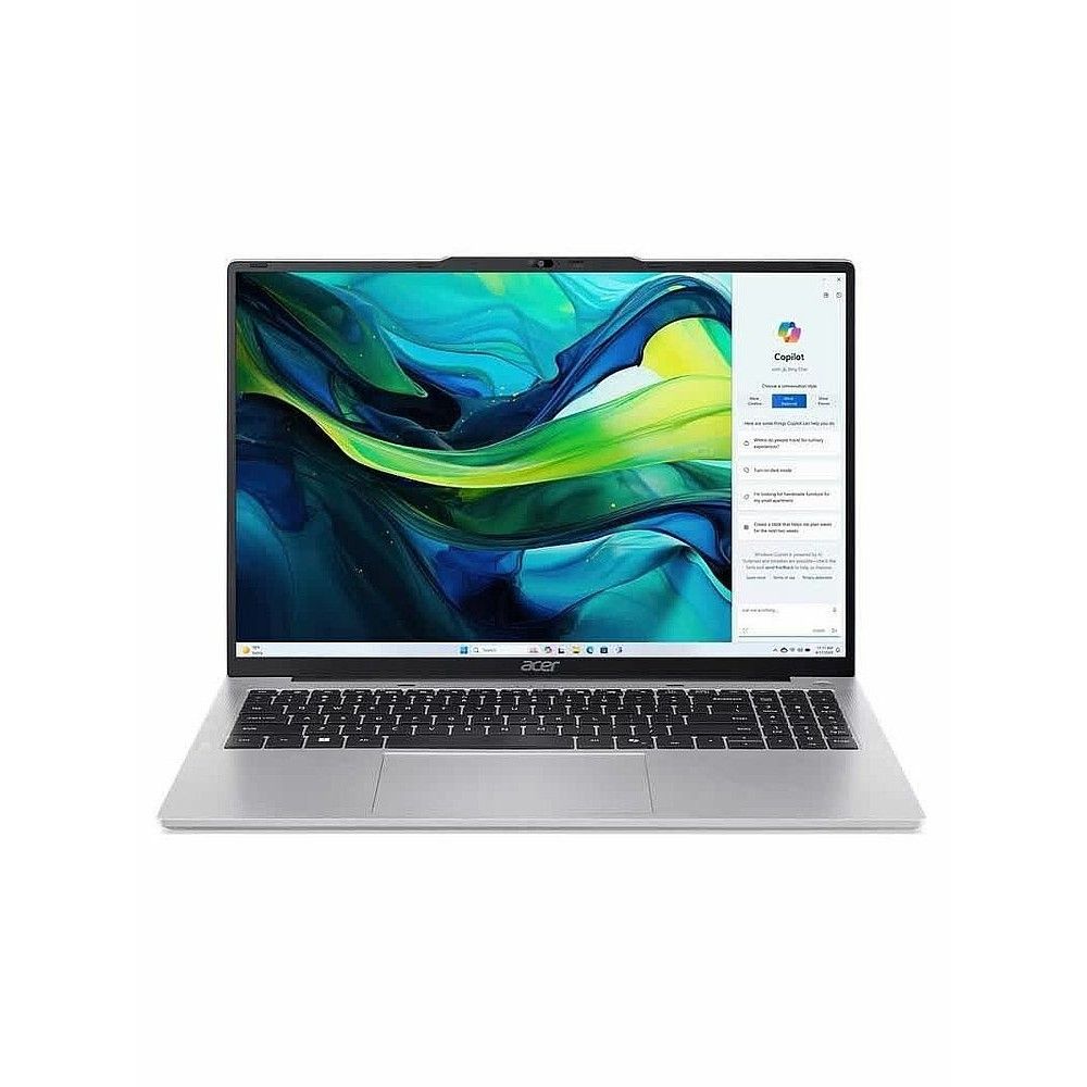 Ноутбук Acer Aspire Lite AL16-71P-5137 Intel Core Ultra 5 125H/16Gb/SSD512Gb/16"/IPS/WUXGA/1920x1200/180Hz/NoOS/Silver (NX.D4YCD.004)