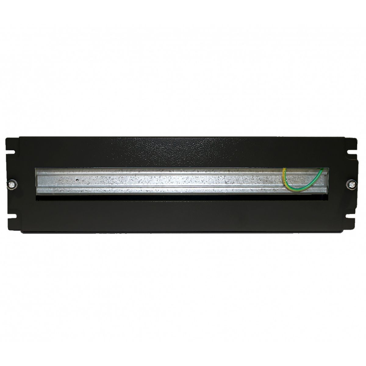 Панель Hyperline BPB19-PS-3U-RAL9005 Панель с DIN-рейкой с регулируемой глубиной установки, 19",3U, 22 места, цвет черный (RAL 9005)