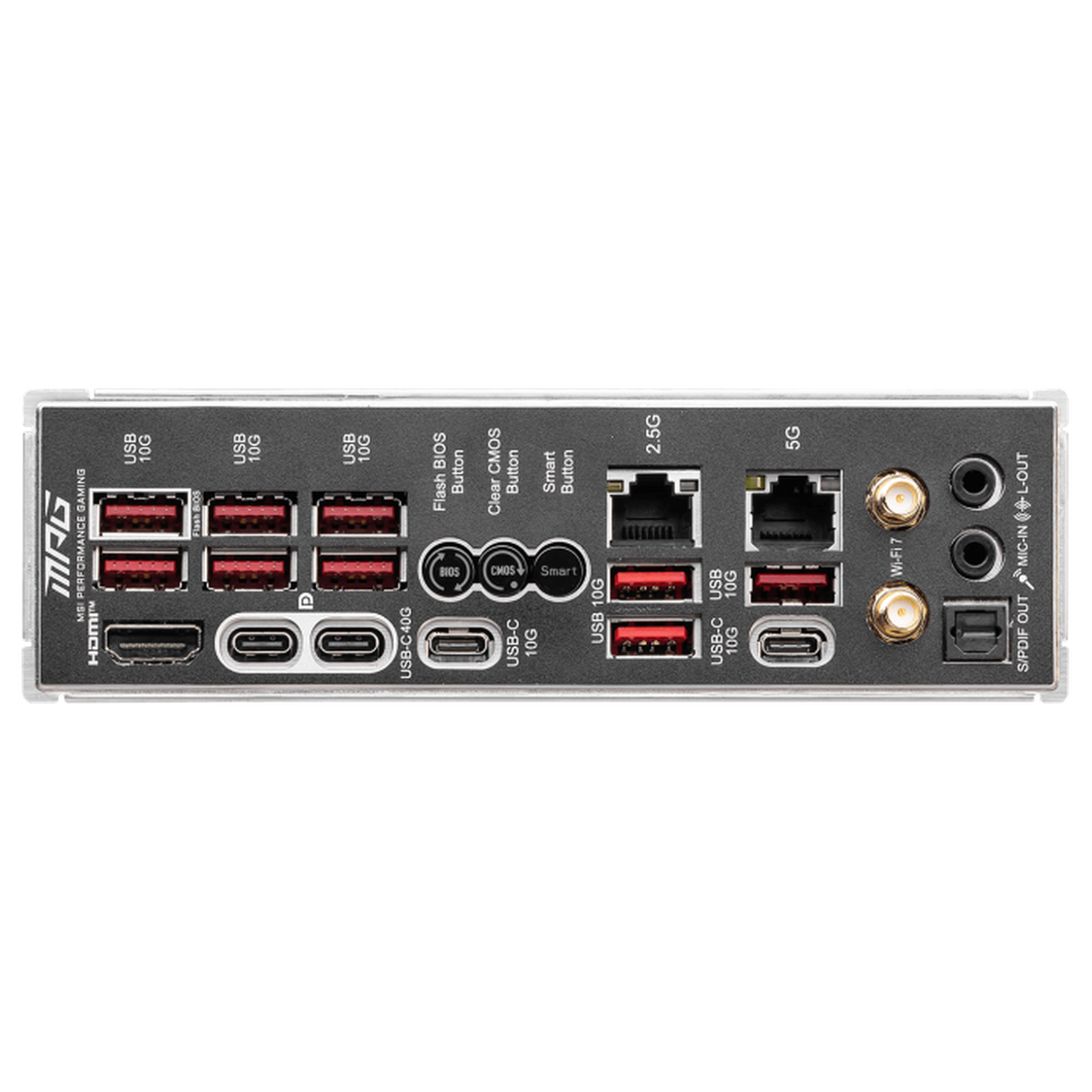 Материнская плата MSI OEM MPG X870E CARBON WIFI X870, AM5, 4*DDR5, 3*PCIEx16, 4*M.2, 4*TypeC, 9*USB3.2Gen2, 4*USB3.2Gen1, 4*USB2.0, 4*SATA3.0, 5G, 2.5G, 2*Type-C(DP), HDMI, ATX, OEM oem