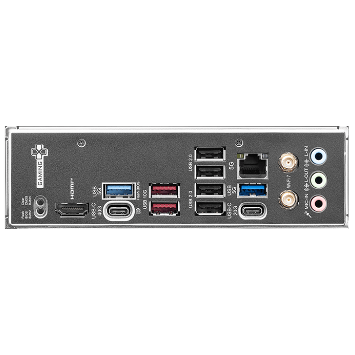 Материнская плата MSI X870 GAMING PLUS WIFI X870, AM5, 4*DDR5, 4*PCIEx16, 3*M.2, 2*TypeC, 2*USB3.2Gen2, 4*USB3.2Gen1, 8*USB2.0, 4*SATA3.0, 5G, 1*Type-C(DP), HDMI, ATX, RTL