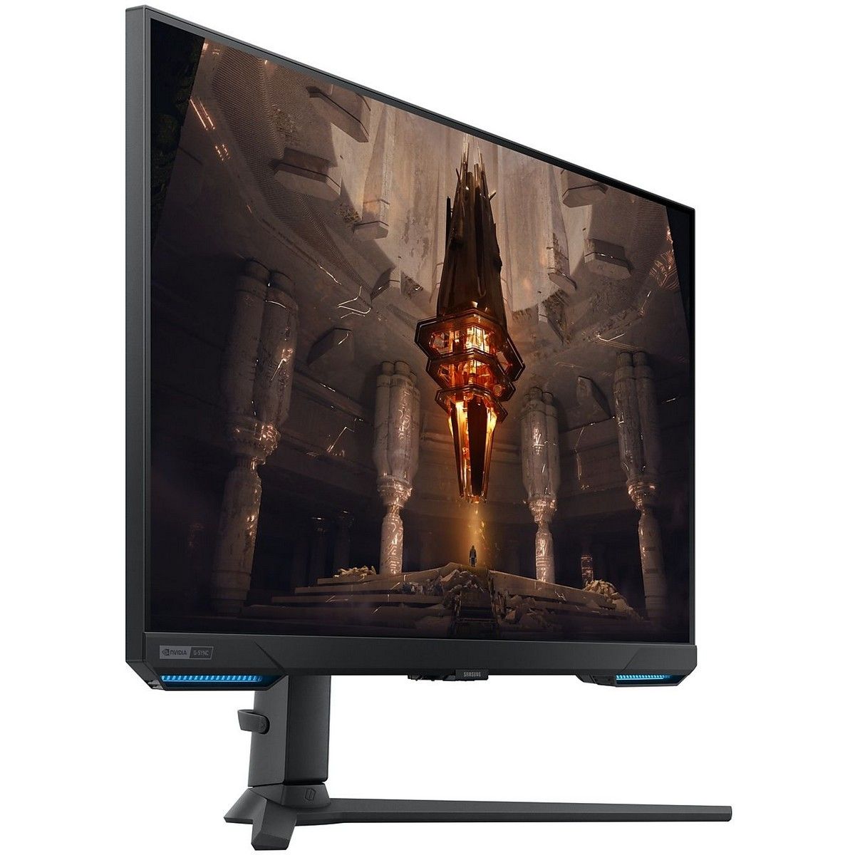 Монитор 32" SAMSUNG S32BG700EI Odyssey G7 G70B UHD Black (IPS, 3840x2160, HDMI+HDMI+DP, USB Hub, LAN, 1 ms, 178°/178°, 350 cd/m, 1000:1, 144Hz, Spk, Pivot)