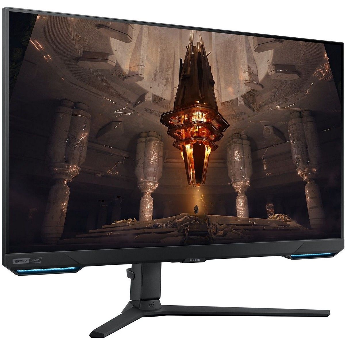 Монитор 32" SAMSUNG S32BG700EI Odyssey G7 G70B UHD Black (IPS, 3840x2160, HDMI+HDMI+DP, USB Hub, LAN, 1 ms, 178°/178°, 350 cd/m, 1000:1, 144Hz, Spk, Pivot)
