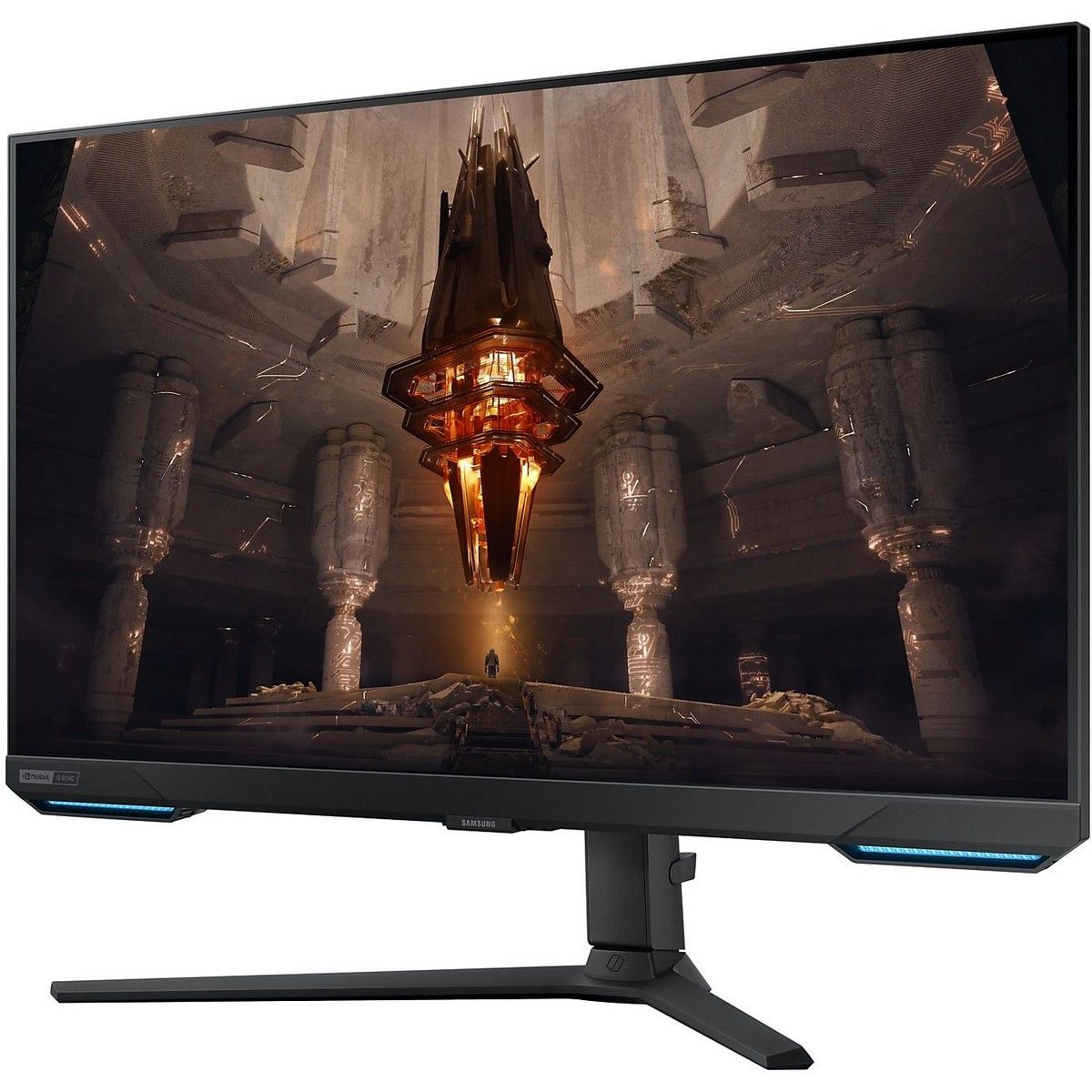 Монитор 32" SAMSUNG S32BG700EI Odyssey G7 G70B UHD Black (IPS, 3840x2160, HDMI+HDMI+DP, USB Hub, LAN, 1 ms, 178°/178°, 350 cd/m, 1000:1, 144Hz, Spk, Pivot)