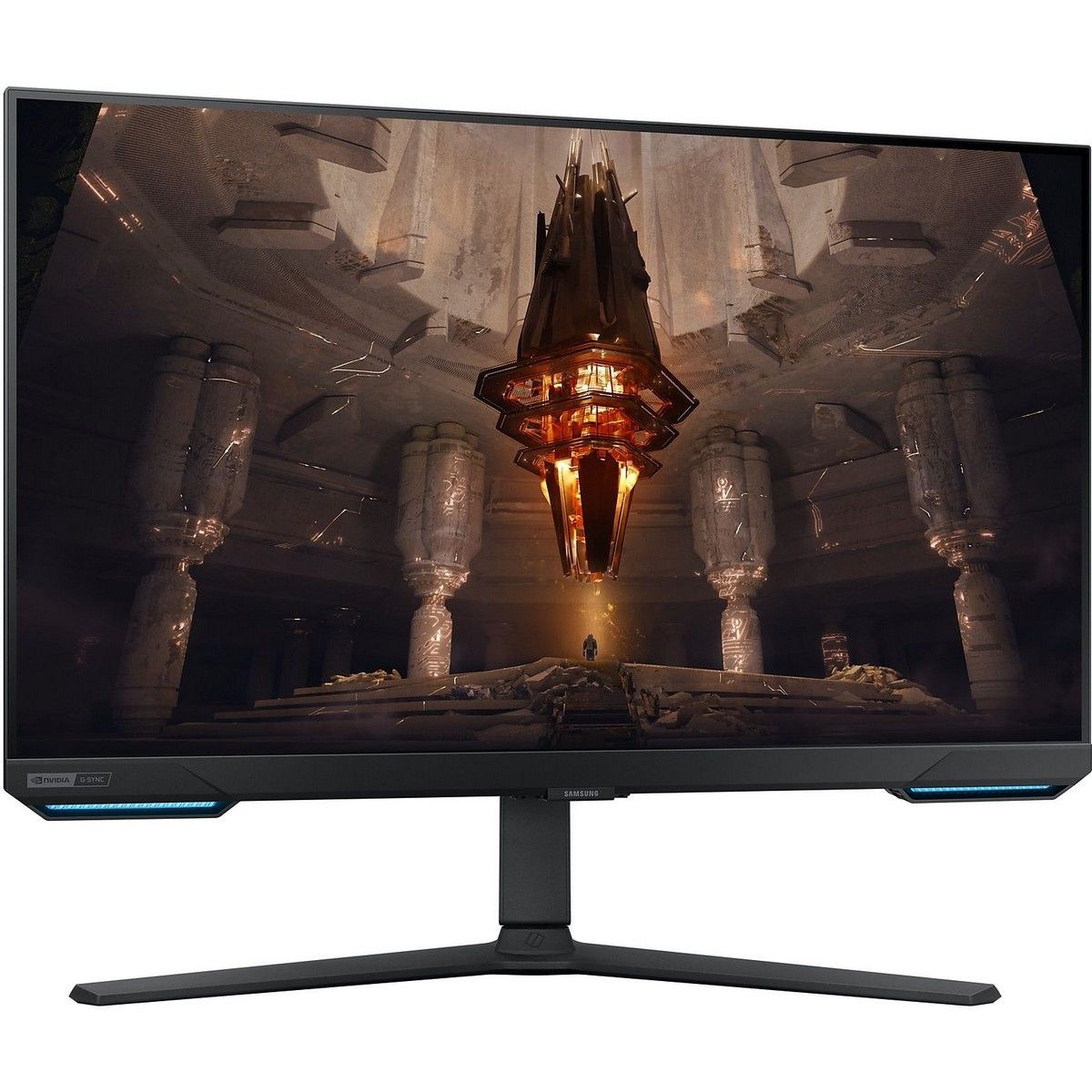 Монитор 32" SAMSUNG S32BG700EI Odyssey G7 G70B UHD Black (IPS, 3840x2160, HDMI+HDMI+DP, USB Hub, LAN, 1 ms, 178°/178°, 350 cd/m, 1000:1, 144Hz, Spk, Pivot)