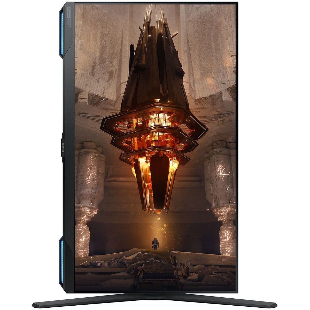 Монитор 32" SAMSUNG S32BG700EI Odyssey G7 G70B UHD Black (IPS, 3840x2160, HDMI+HDMI+DP, USB Hub, LAN, 1 ms, 178°/178°, 350 cd/m, 1000:1, 144Hz, Spk, Pivot)