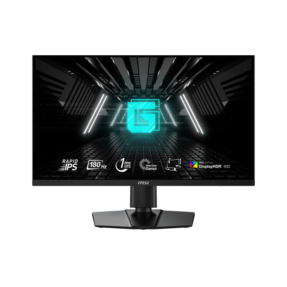 Монитор 27" MSI G274QPF E2 Black (Rapid IPS, 2560x1440, HDMI+HDMI+DP+Type C (15W), 1 ms, 178°/178°, 400 cd/m, 1000:1, 180Hz, Pivot)