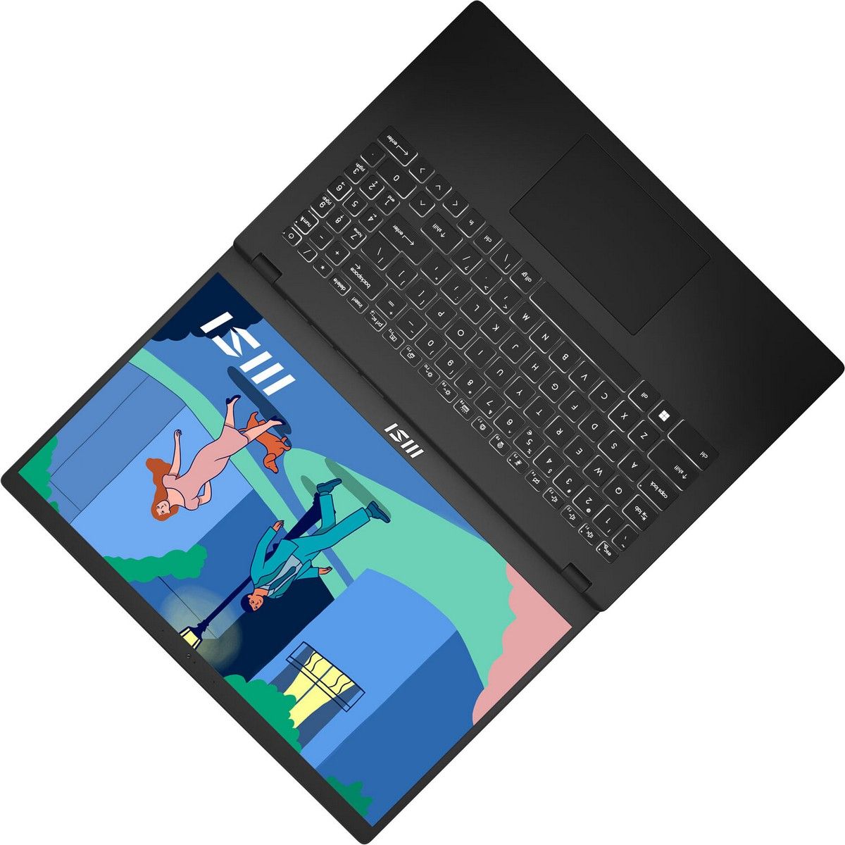 Ноутбук MSI Modern 15 B7M-472XRU AMD Ryzen 7 7730U/16Gb/SSD1Tb/15.6"/IPS/FHD/1920x1080/60Hz/NoOS/Classic Black (9S7-15HK12-472)
