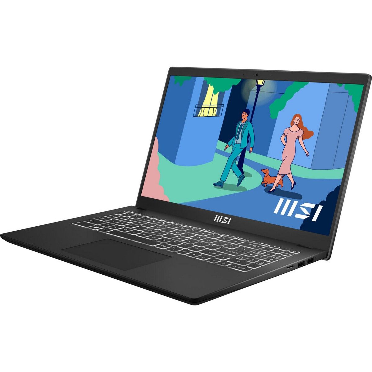 Ноутбук MSI Modern 15 B7M-472XRU AMD Ryzen 7 7730U/16Gb/SSD1Tb/15.6"/IPS/FHD/1920x1080/60Hz/NoOS/Classic Black (9S7-15HK12-472)