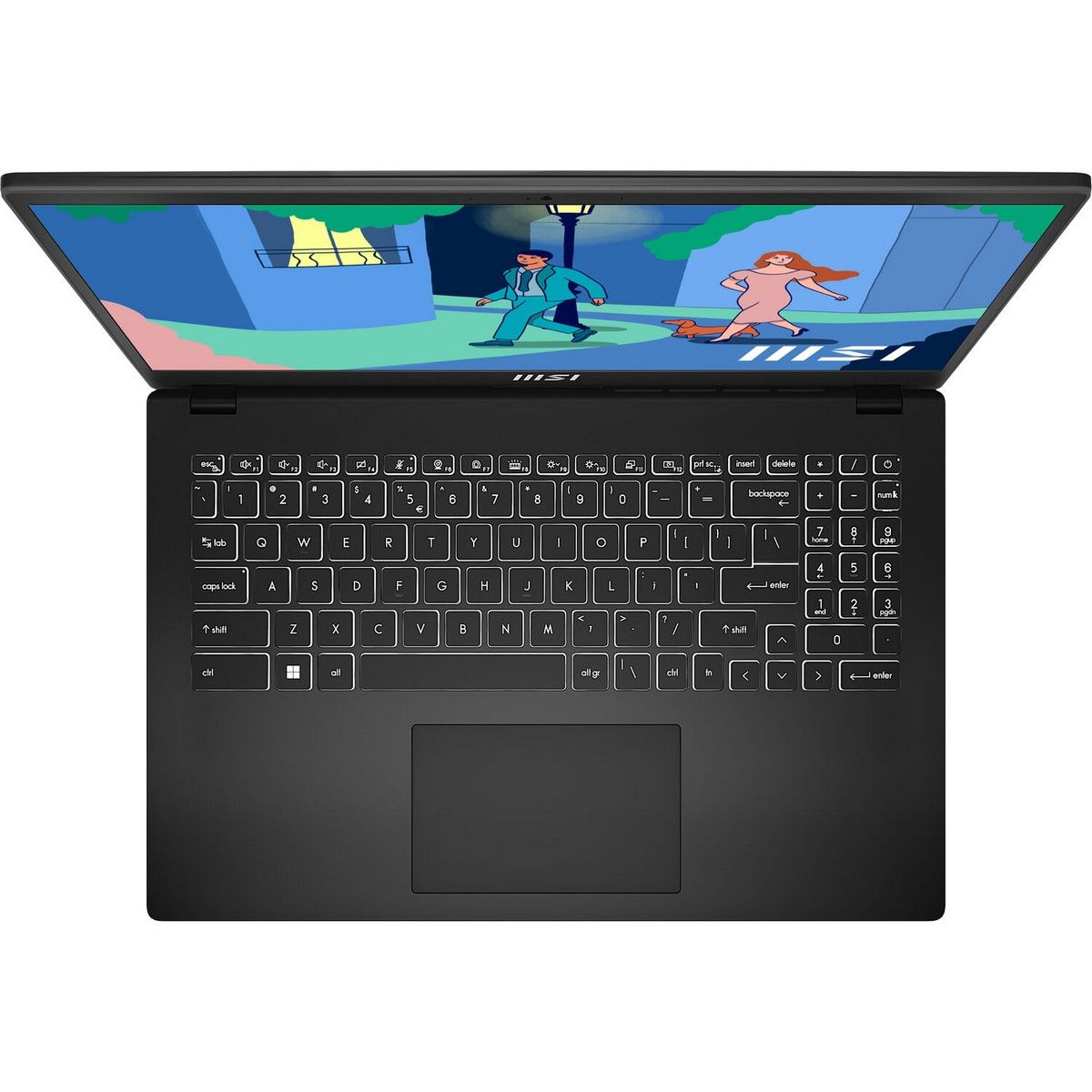 Ноутбук MSI Modern 15 B7M-472XRU AMD Ryzen 7 7730U/16Gb/SSD1Tb/15.6"/IPS/FHD/1920x1080/60Hz/NoOS/Classic Black (9S7-15HK12-472)