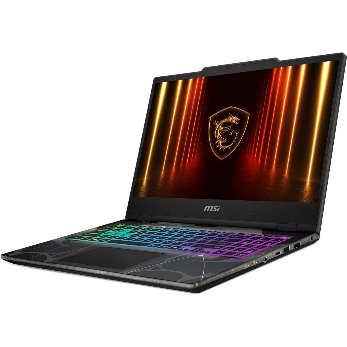 Ноутбук MSI Cyborg 15 B2RWFKG-024XRU Intel Core 7 240H/16Gb/SSD1Tb/RTX5060 8Gb/15.6"/IPS/FHD/1920x1080/144Hz/NoOS/Translucent Black (9S7-15Q342-024)
