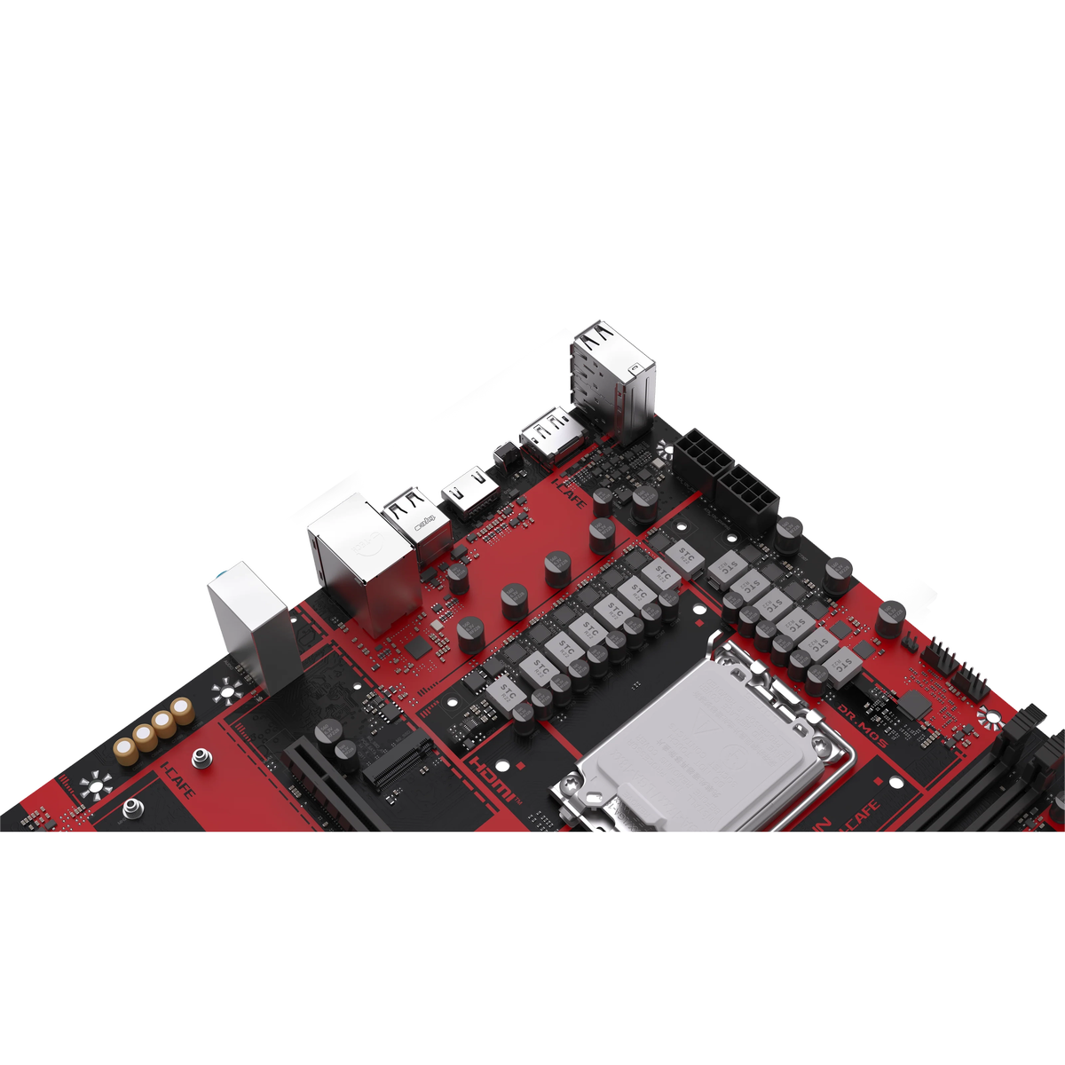 Материнская плата Maxsun MS-B760M I-CAFE B760, LGA1700, 2*DDR5, 1*PCIEx16, 1*PCIEx4, 3*M.2, 4*USB3.2Gen1, 8*USB2.0, 2*SATA3.0, 2.5G, DP, HDMI, M-ATX, RTL