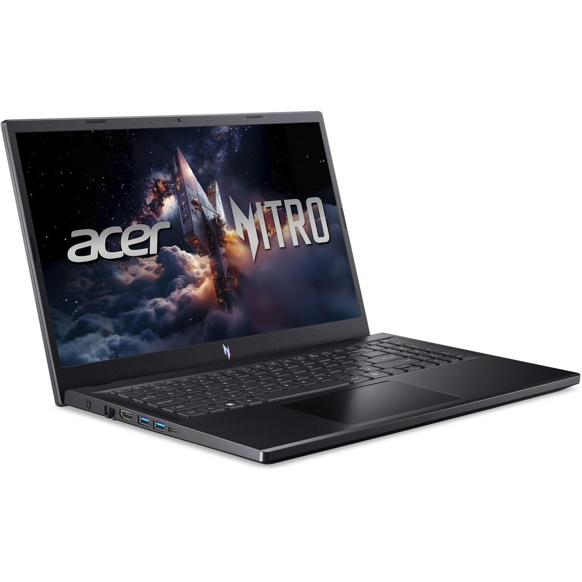 Ноутбук Acer Nitro V 15 ANV15-52-5546 Intel Core 5 210H/16Gb/SSD512Gb/RTX5050 8Gb (75W)/15.6"/IPS/FHD/1920x1080/165Hz/NoOS/Black/2.1kg (NH.QZ7CD.00B)