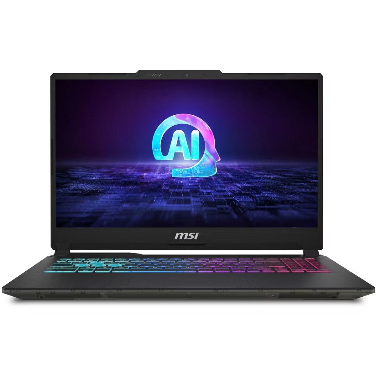 Ноутбук MSI Cyborg 15 AI A1VEK-244XRU Intel Core Ultra 7 155H/16Gb/SSD512Gb/RTX4050 6Gb/15.6"/IPS/FHD/1920x1080/144Hz/NoOS/Translucent Black (9S7-15K211-244)