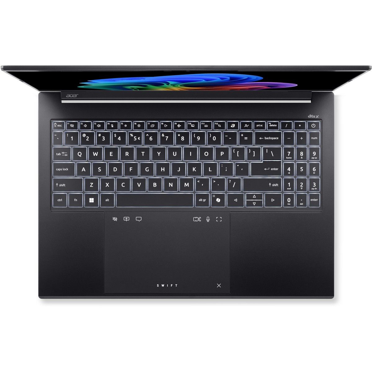Ноутбук Acer Swift Go 16 SFG16-74-938Q Intel Core Ultra 9 288V/32Gb/SSD1Tb/16"/OLED/WUXGA+/2048x1280/120Hz/NoOS/Black (NX.JNMCD.004)