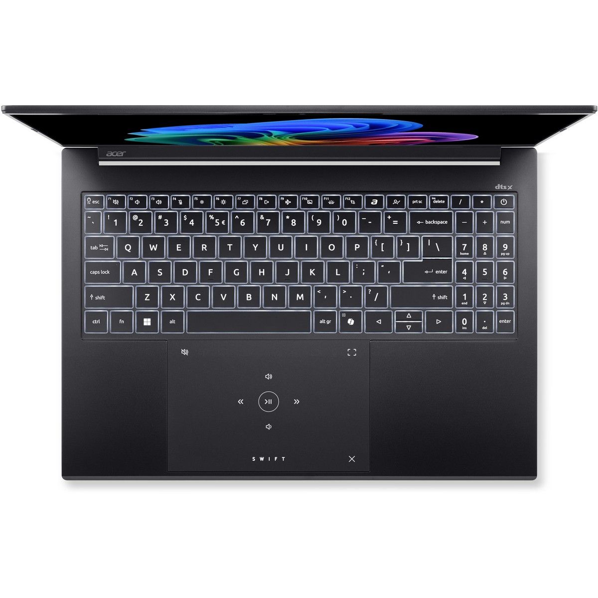 Ноутбук Acer Swift Go 16 SFG16-74-71W0 Intel Core Ultra 7 258V/32Gb/SSD1Tb/16"/OLED/WUXGA+/2048x1280/120Hz/NoOS/Black (NX.JNMCD.003)