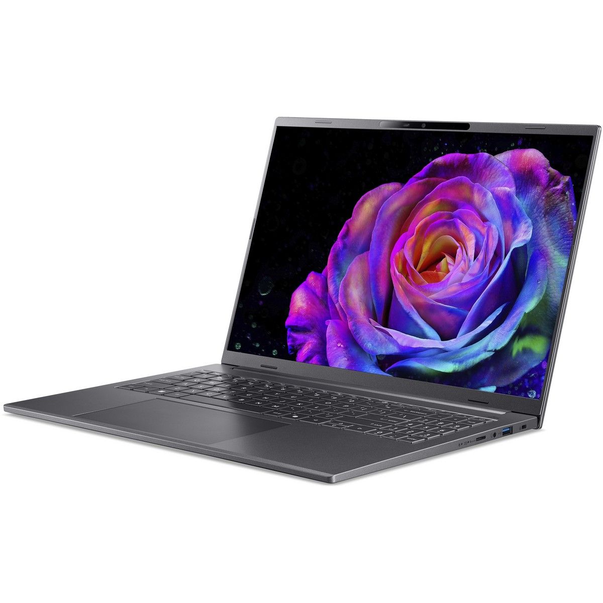 Ноутбук Acer Aspire 16 AI A16-61M-R4BE AMD Ryzen AI 5 330/16Gb/SSD512Gb/16"/IPS/WUXGA/1920x1200/120Hz/NoOS/Grey/1.57kg (NX.JLLCD.005)