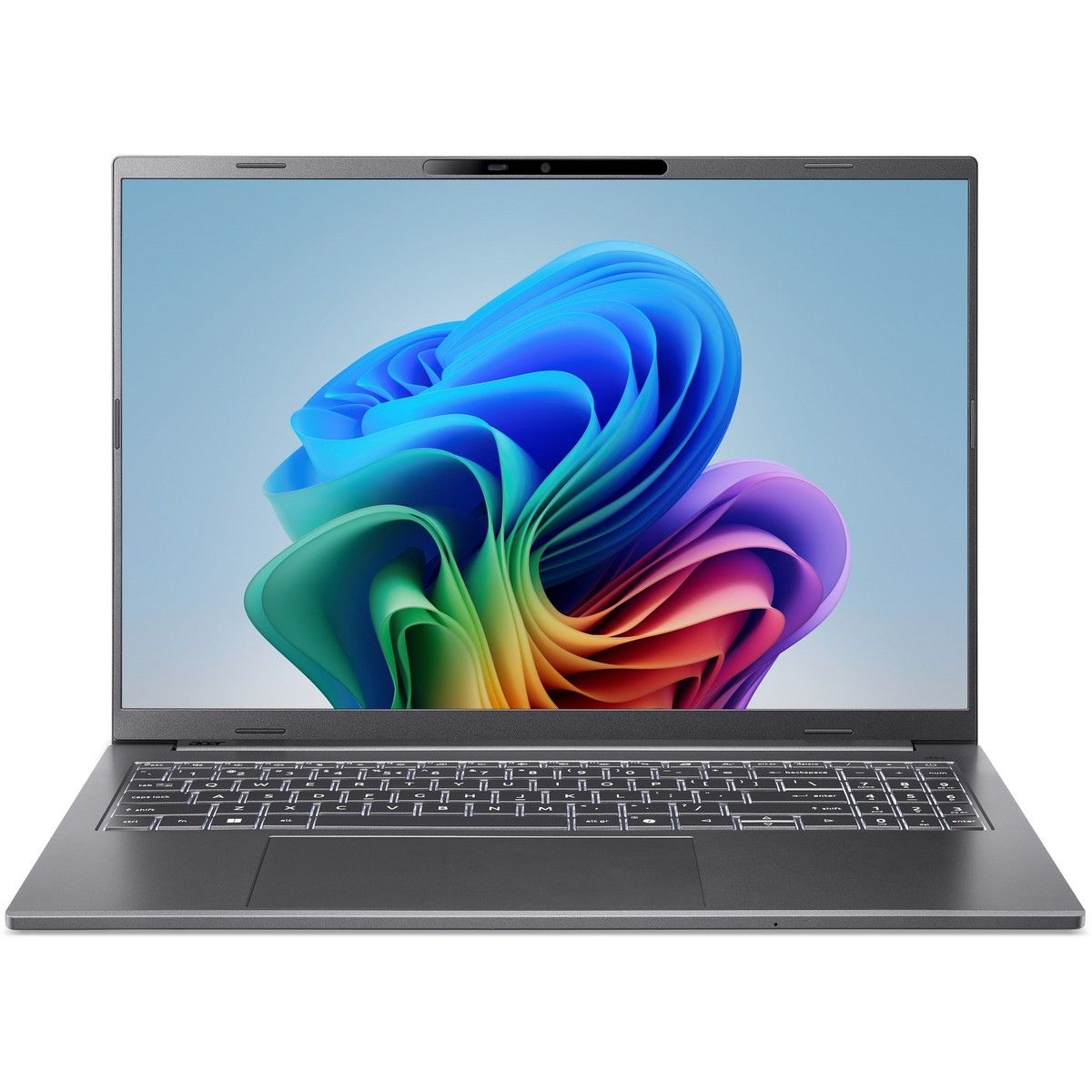 Ноутбук Acer Aspire 16 AI A16-61M-R4BE AMD Ryzen AI 5 330/16Gb/SSD512Gb/16"/IPS/WUXGA/1920x1200/120Hz/NoOS/Grey/1.57kg (NX.JLLCD.005)