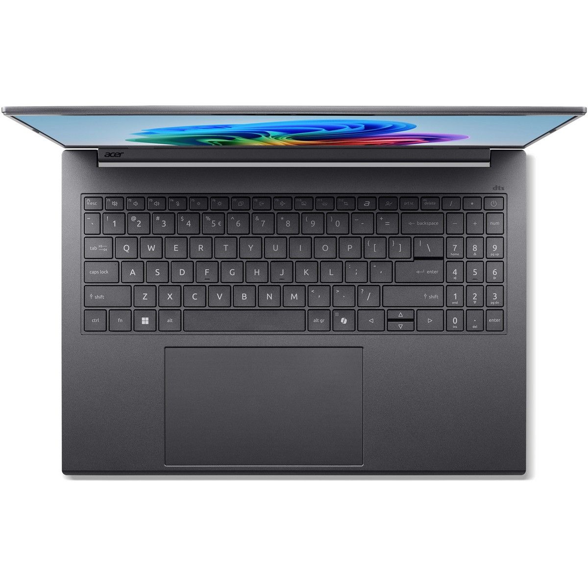 Ноутбук Acer Aspire 16 AI A16-61M-R4BE AMD Ryzen AI 5 330/16Gb/SSD512Gb/16"/IPS/WUXGA/1920x1200/120Hz/NoOS/Grey/1.57kg (NX.JLLCD.005)