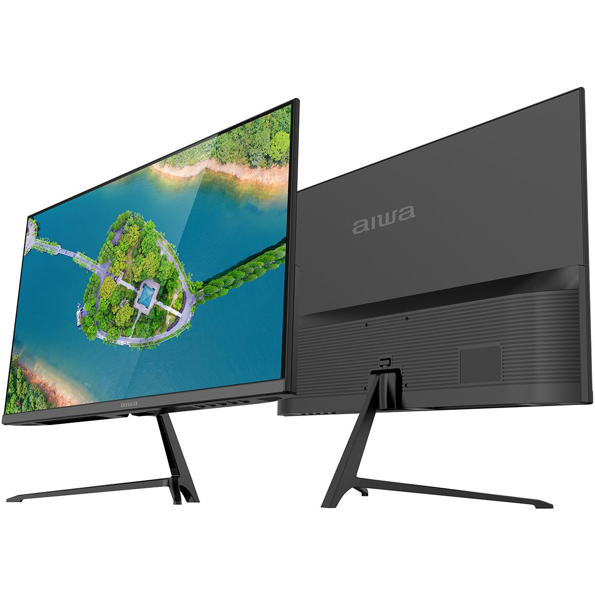 Монитор 27' Aiwa MD2712 IPS 1920x1080, 180 Гц, 1 мс, 16:9, 300 кд/м², 2xHDMI 2.0, DP 1.2, 3.5 Jack, USB Hub (1x USB), динамики (2x2 Вт), HDR10, FreeSync, G-Sync, черный, фото9