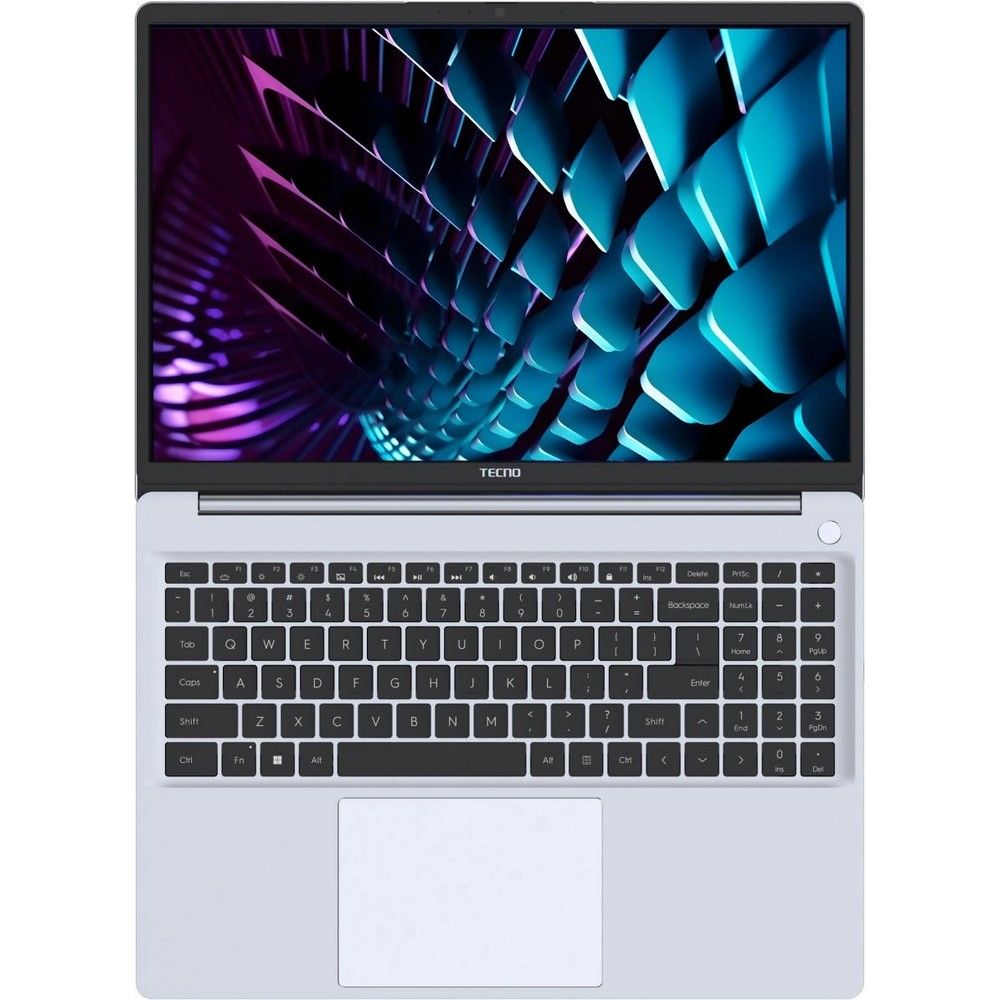 Ноутбук TECNO MegaBook K16SDA AMD Ryzen 5 7430U/16Gb/SSD512Gb/16"/IPS/WUXGA/1920x1200/60Hz/Win11/Silver/1.75kg (71003300342)