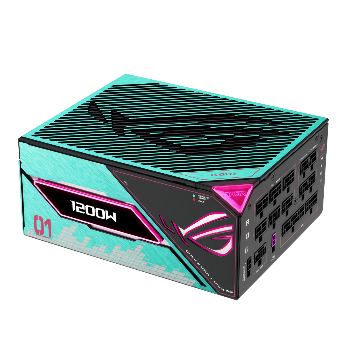 Блок питания ПК ASUS ROG-THOR-1200P3-MIKU