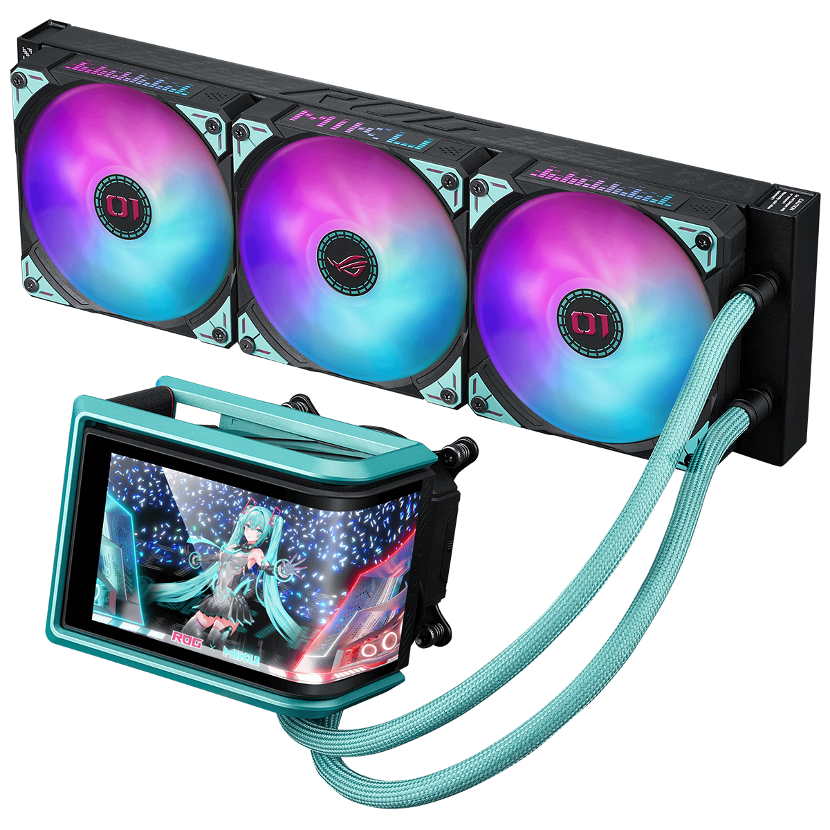 Жидкостная система охлаждения ASUS ROG RYUO IV 360 ARGB MIKU