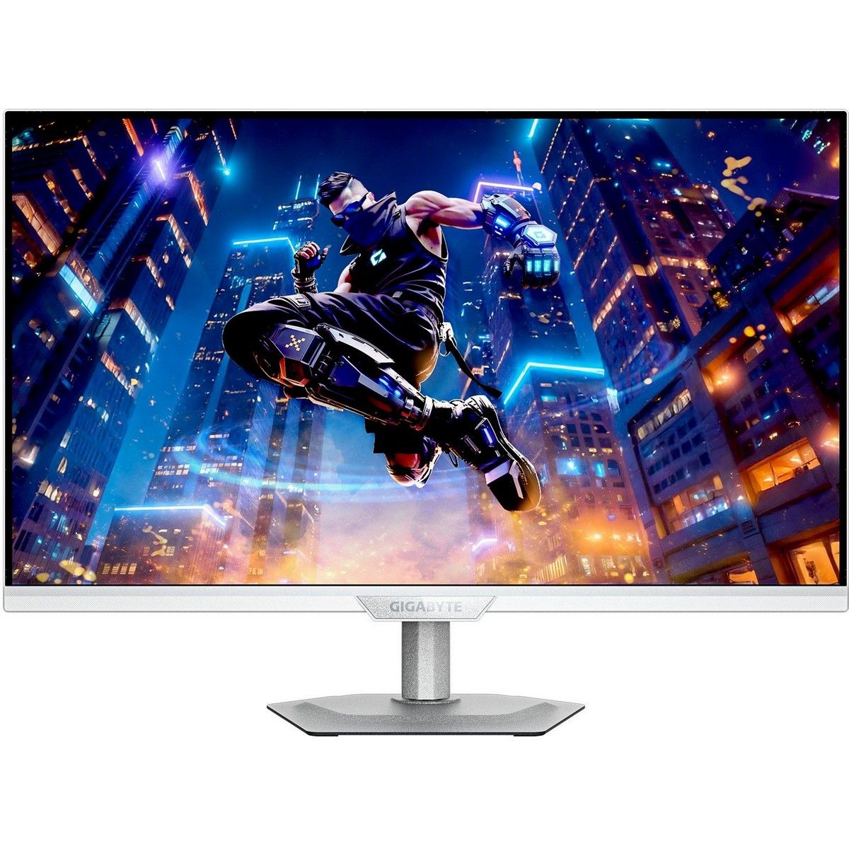 Монитор 27' Gigabyte M27Q2 ICE EK IPS 2560x1440, 200 Гц, 1 мс, 16:9, 350 кд/м², 2xHDMI 2.0, DP 1.4, USB-C (PD 18 Вт), 3.5 Jack, USB Hub (3x USB 3.2), DisplayHDR 400, G-Sync Compatible, белый