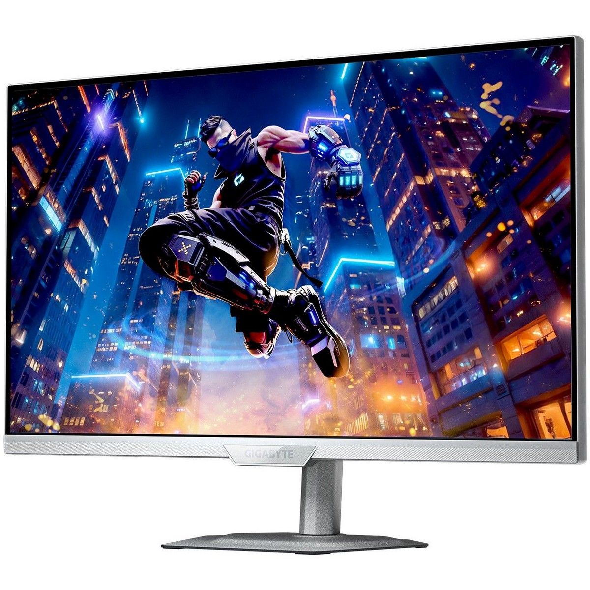 Монитор 27' Gigabyte M27Q2 ICE EK IPS 2560x1440, 200 Гц, 1 мс, 16:9, 350 кд/м², 2xHDMI 2.0, DP 1.4, USB-C (PD 18 Вт), 3.5 Jack, USB Hub (3x USB 3.2), DisplayHDR 400, G-Sync Compatible, белый, фото2