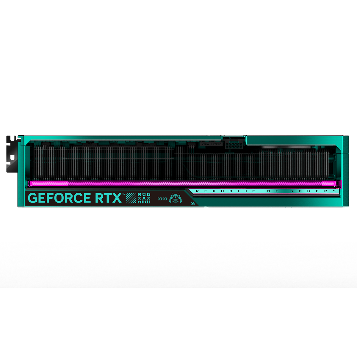 Видеокарта ASUS RTX5080 ROG ASTRAL HATSUNE MIKU EDITION WHITE OC 16GB GDDR7 256bit 3xDP 2xHDMI 4FAN RTL (ROG-ASTRAL-RTX5080-O16G-MIKU-W)