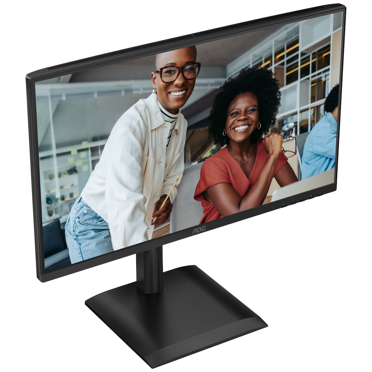 Монитор 23.8' AOC 24E4U IPS 1920x1080, 120 Гц, 4 мс, 16:9, 300 кд/м², HDMI 1.4, DP 1.2, VGA, USB-C, USB Hub (5x USB 3.2, вкл. USB-B), 3.5 Jack, динамики (2x2 Вт), HDR10, Adaptive-Sync, черный, фото6