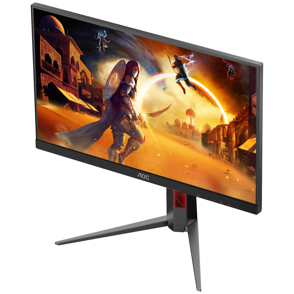 Монитор 23.8' AOC 24G4HA IPS 1920x1080, 200 Гц, 0.5 мс, 16:9, 300 кд/м², 2xHDMI 2.0, DP 1.4, 3.5 Jack, динамики (2x2 Вт), HDR10, G-Sync, черный, фото4