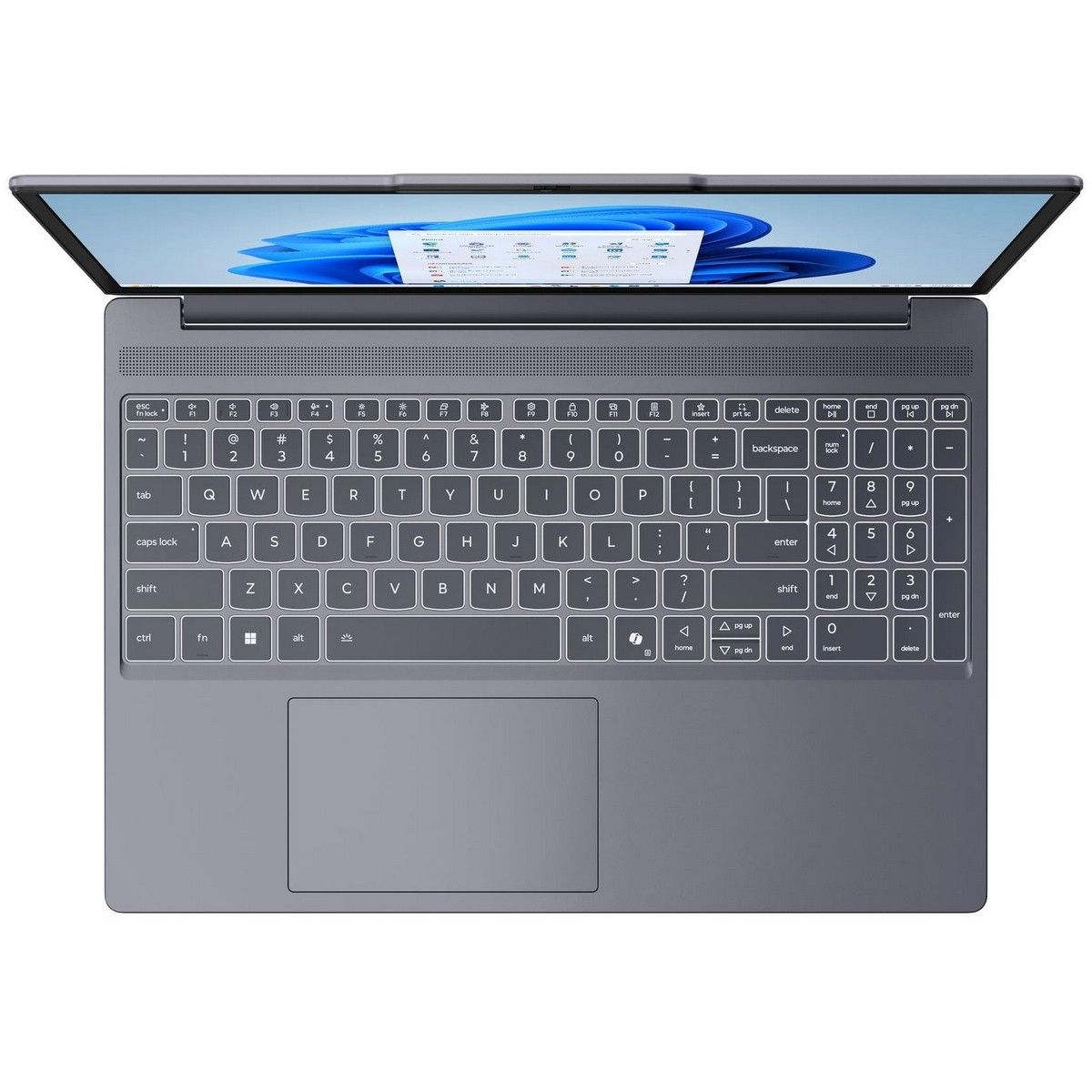 Ноутбук Lenovo IdeaPad Slim 3 15AHP10 AMD Ryzen 7 8840HS/16Gb/SSD512Gb/15.3"/IPS/WUXGA/1920x1200/60Hz/NoOS/Luna Grey/1.63kg (83KA001BRK)