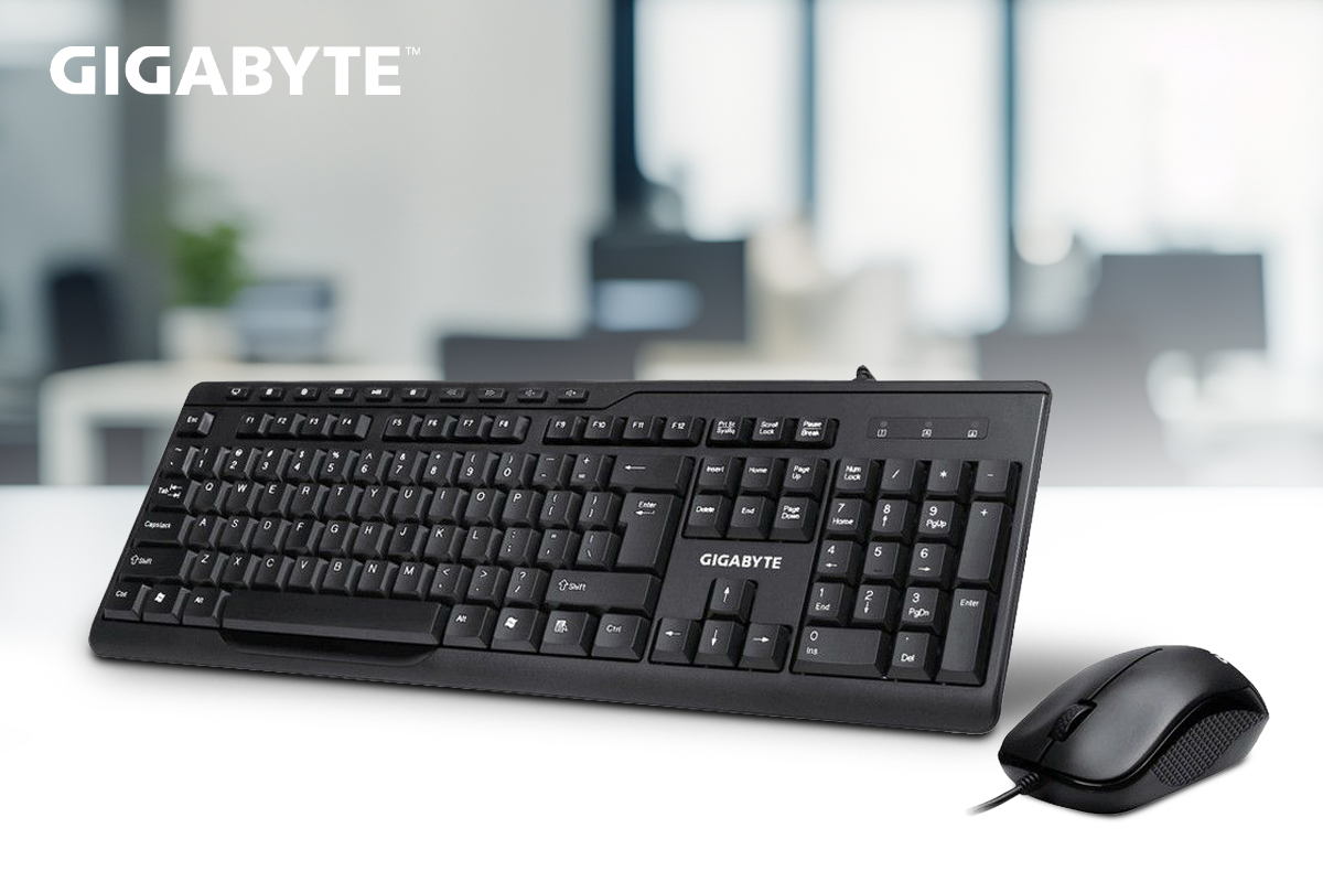 Клавиатура и мышь GIGABYTE KM6300 — идеальное сочетание для офиса