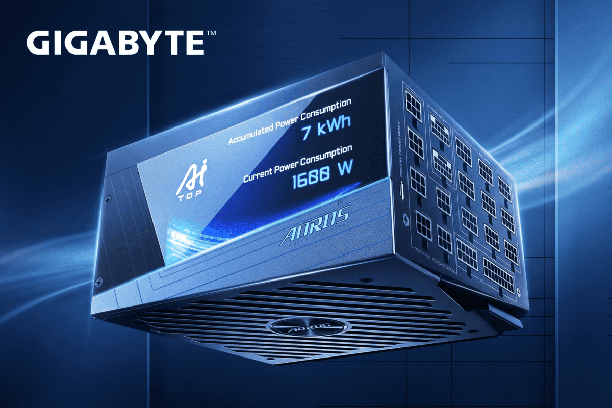 GIGABYTE выпустила блок питания на 1 600 Вт для экстремальных нагрузок и работы с ИИ 