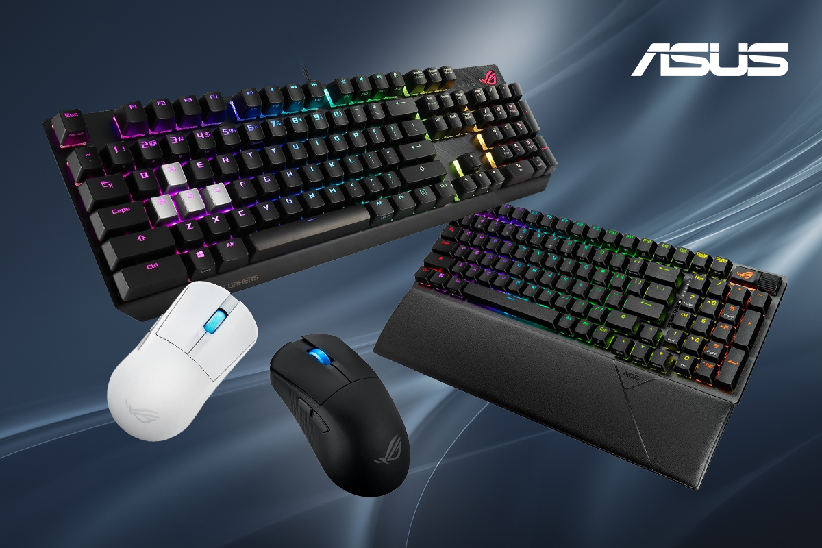 Новые поступления от Asus: клавиатуры и мыши для профессионалов и любителей