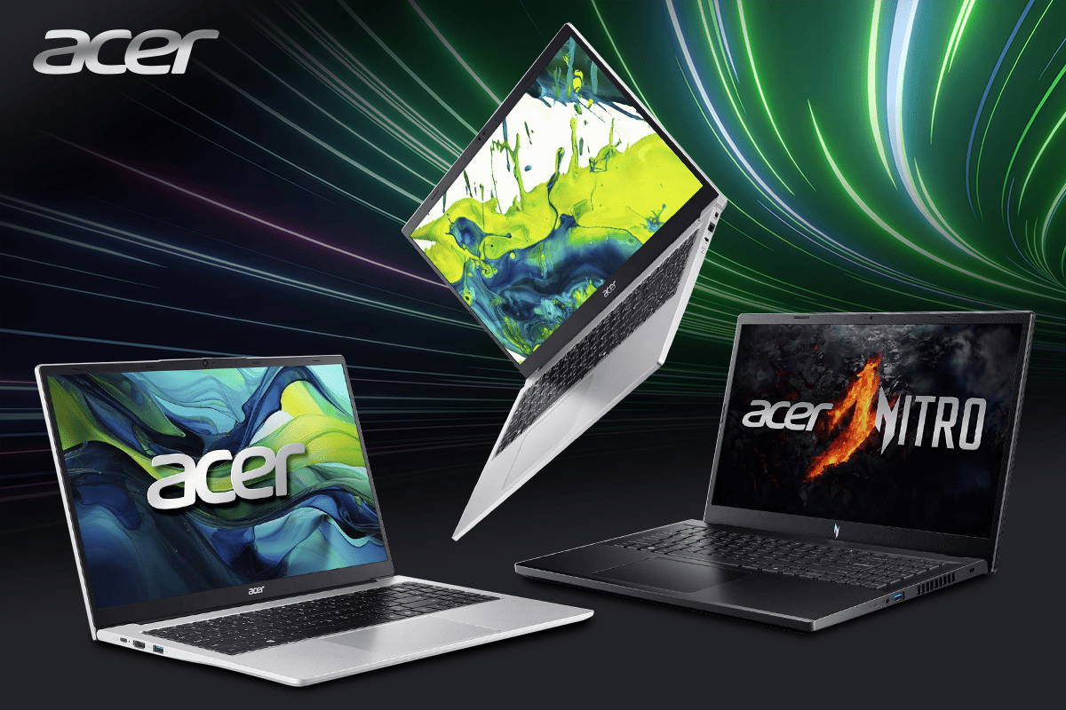 Ноутбуки Acer для учебы, работы и развлечений