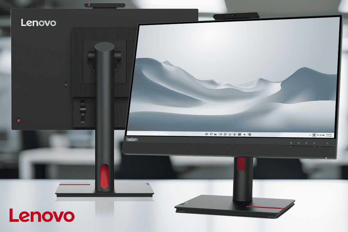 Lenovo TIO24 Gen5 — идеальный порядок на рабочем столе без лишних проводов