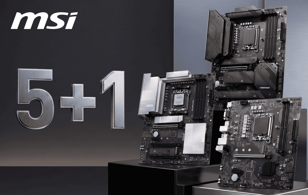 Каждая 6-я плата MSI в подарок — акция «5+1» для партнеров