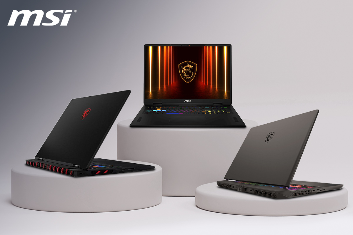 Большой выбор ноутбуков MSI — на складе 