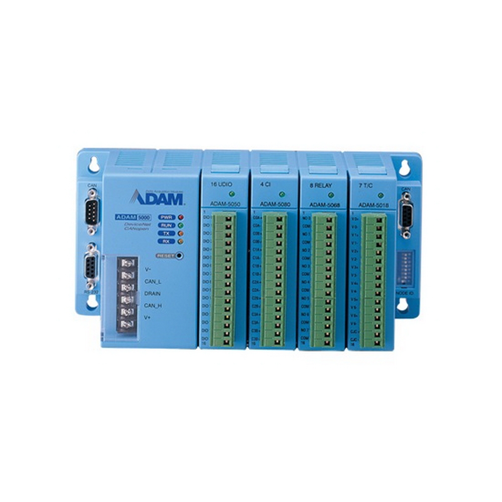 Промышленная автоматизация adam-5000/485-ae базовый модуль ...